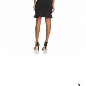 Wow couture black one shoulder dress